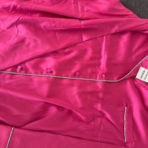 Pink Satin Women's 2 piece pajama set